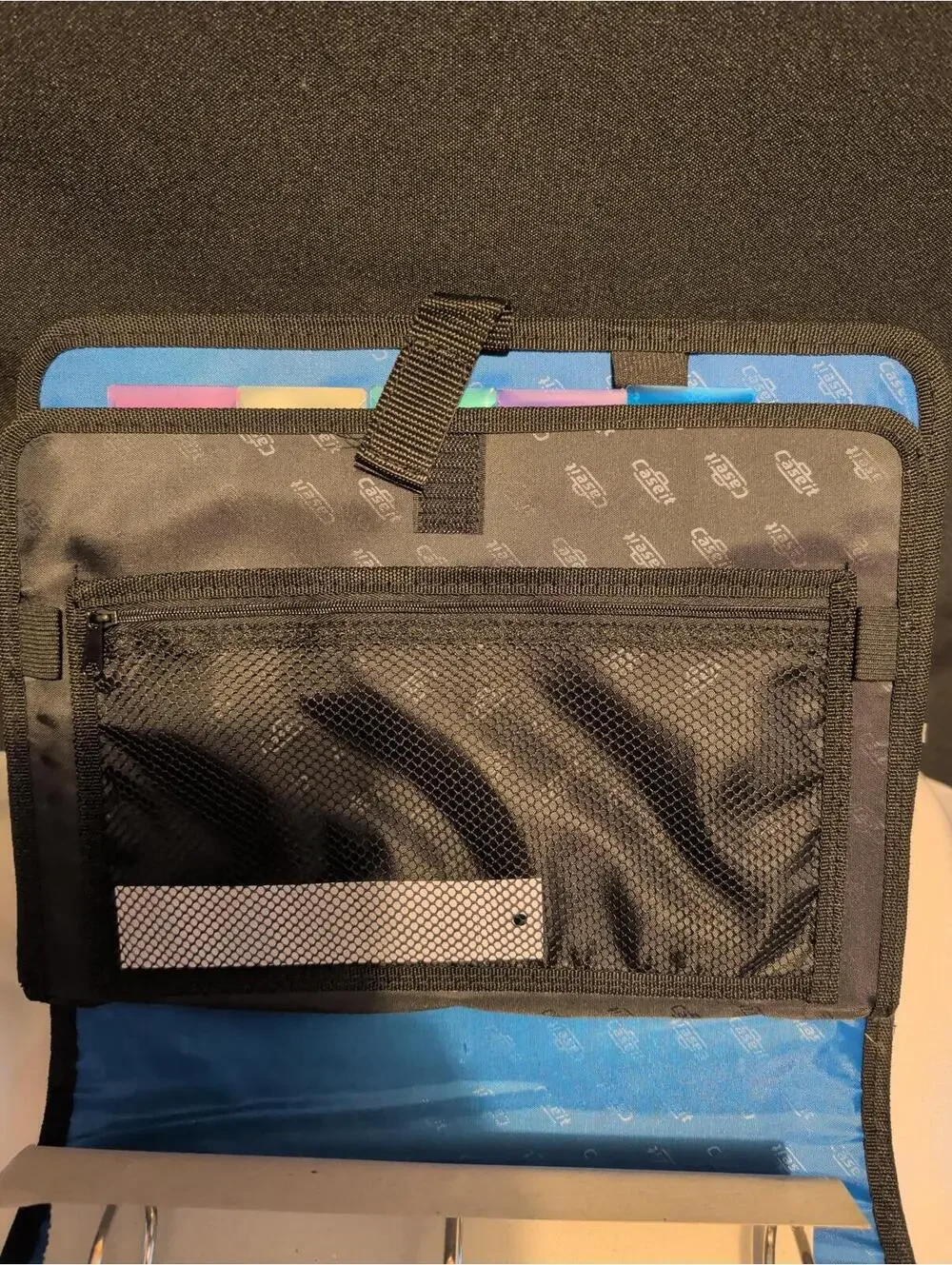 Case-it The Open Tab 3-Ring Binder Case Organizer Blue/Black